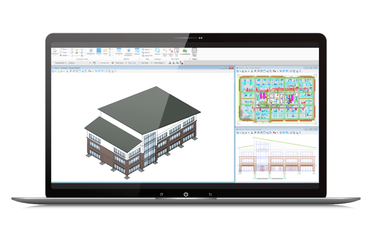 OpenBuildings Designerで作成できる図面や画面イメージ
